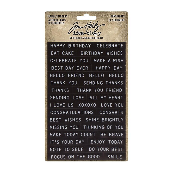 Tim Holtz Idea-Ology Label Stickers