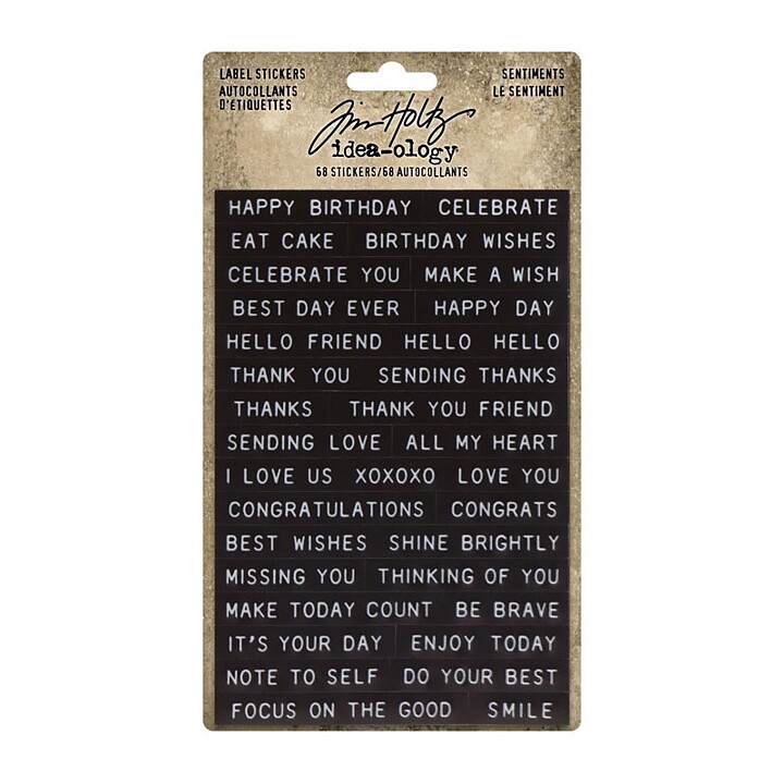 Tim Holtz Idea-Ology Label Stickers