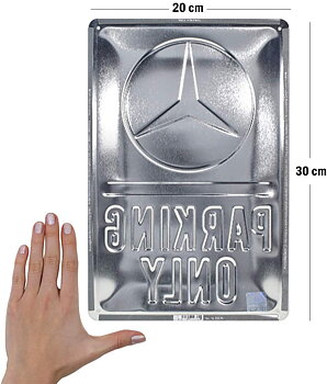 Skylt - Mercedes-Benz Parking Only