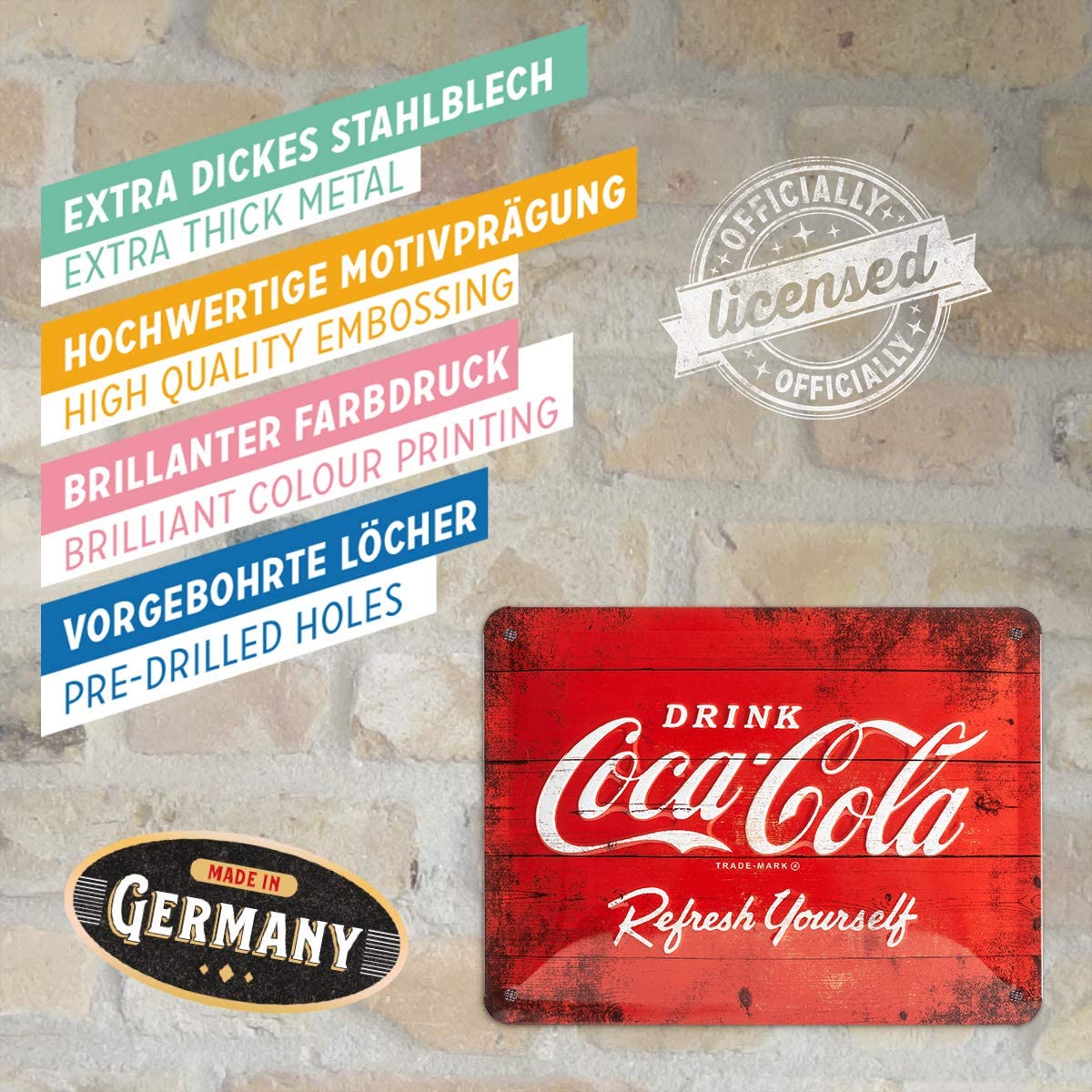 Skylt - Drink Coca-Cola - 4