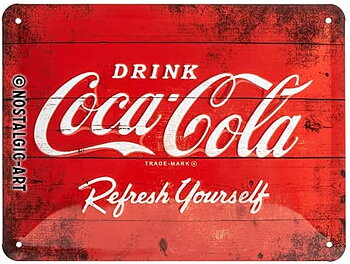 Skylt - Drink Coca-Cola