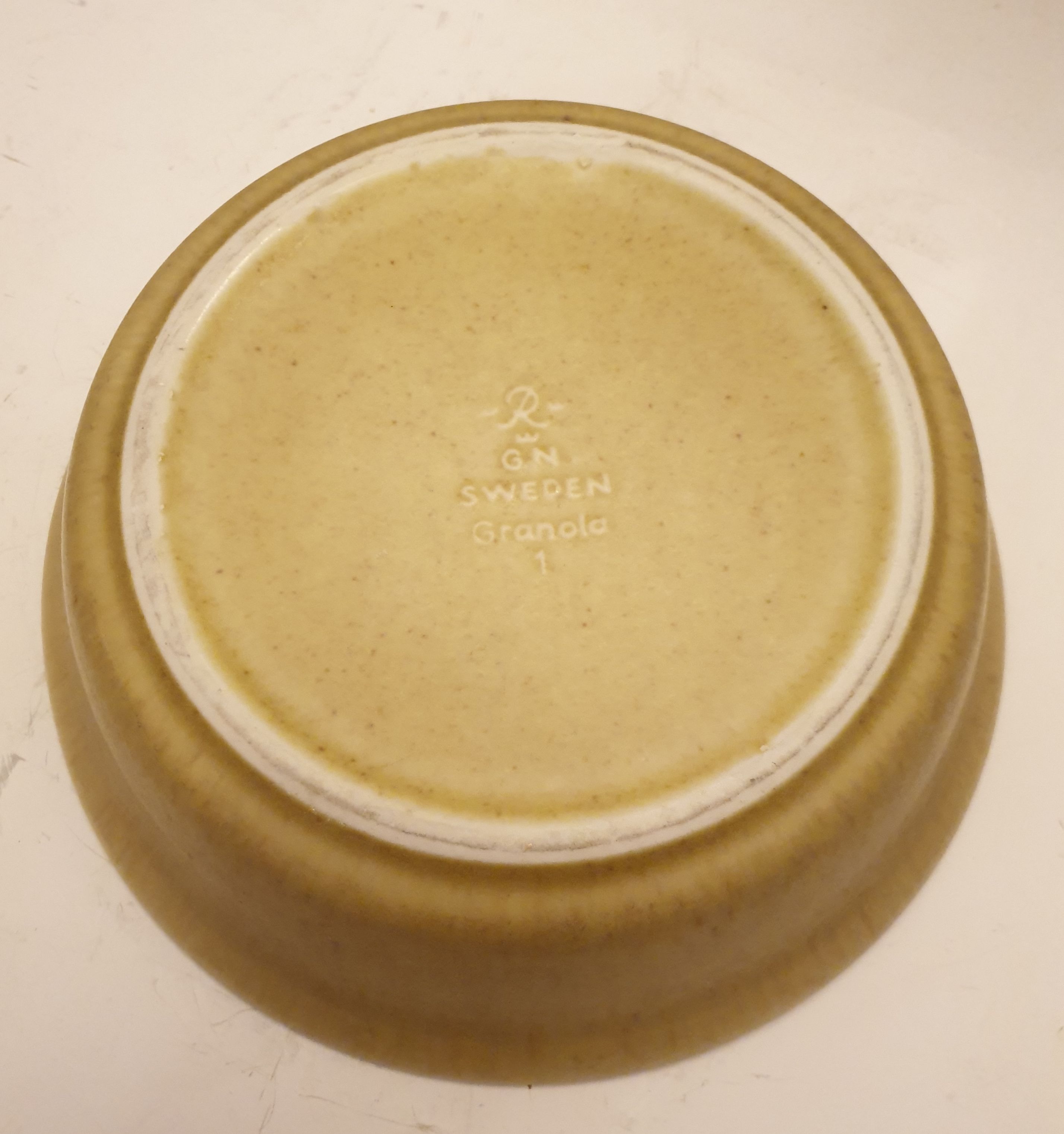 Nylund Gunnar Granola bowl stoneware 1960s - 4