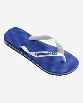 Havaianas Flip Flops Kids Brazil Logo Blå 29/30