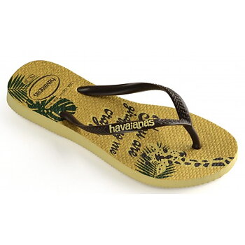 Havaianas Flip Flops Kids Slim Glitter Gul 33/34
