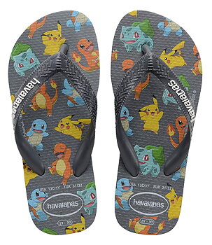 Havaianas Flip Flops Kids Top Pokemon Grå 23/24