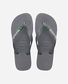 Havaianas Flip Flops Brazil Logo Grå 43/44