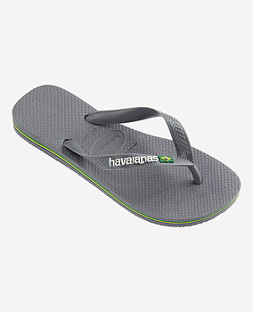 Havaianas Flip Flops Brazil Logo Grå 45/46