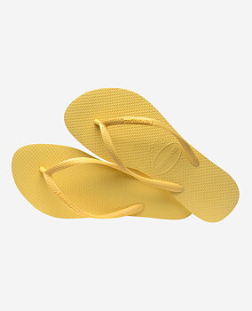 Havaianas Flip Flops Slim, Gul 35/36