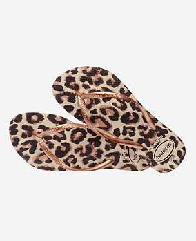 Havaianas Flip Flops Slim Animals Beige 37/38
