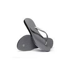 Havaianas Flip Flops Slim Sparkle, Grå 35/36 - 2