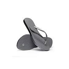 Havaianas Flip Flops Slim Sparkle, Grå 35/36