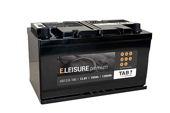 Tab HD12-100L Premium SOC batteri 12,8V 100Ah 1280Wh
