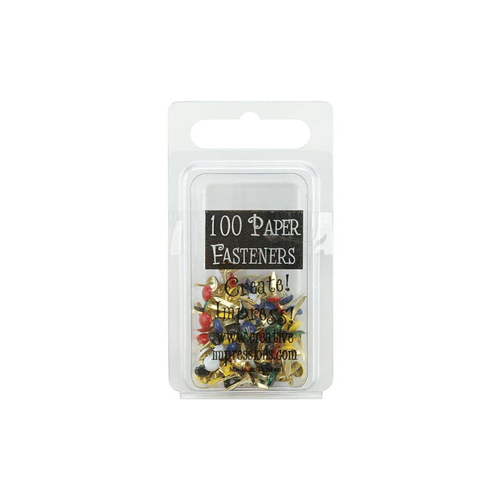 Creative Impressions Mini Brads - Round Primary