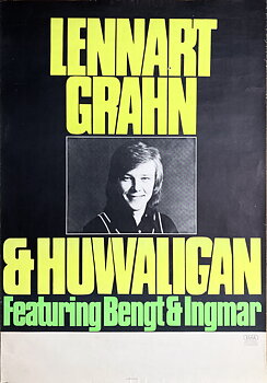 LENNART GRAHN - Svensk Turnéaffisch (1971) 