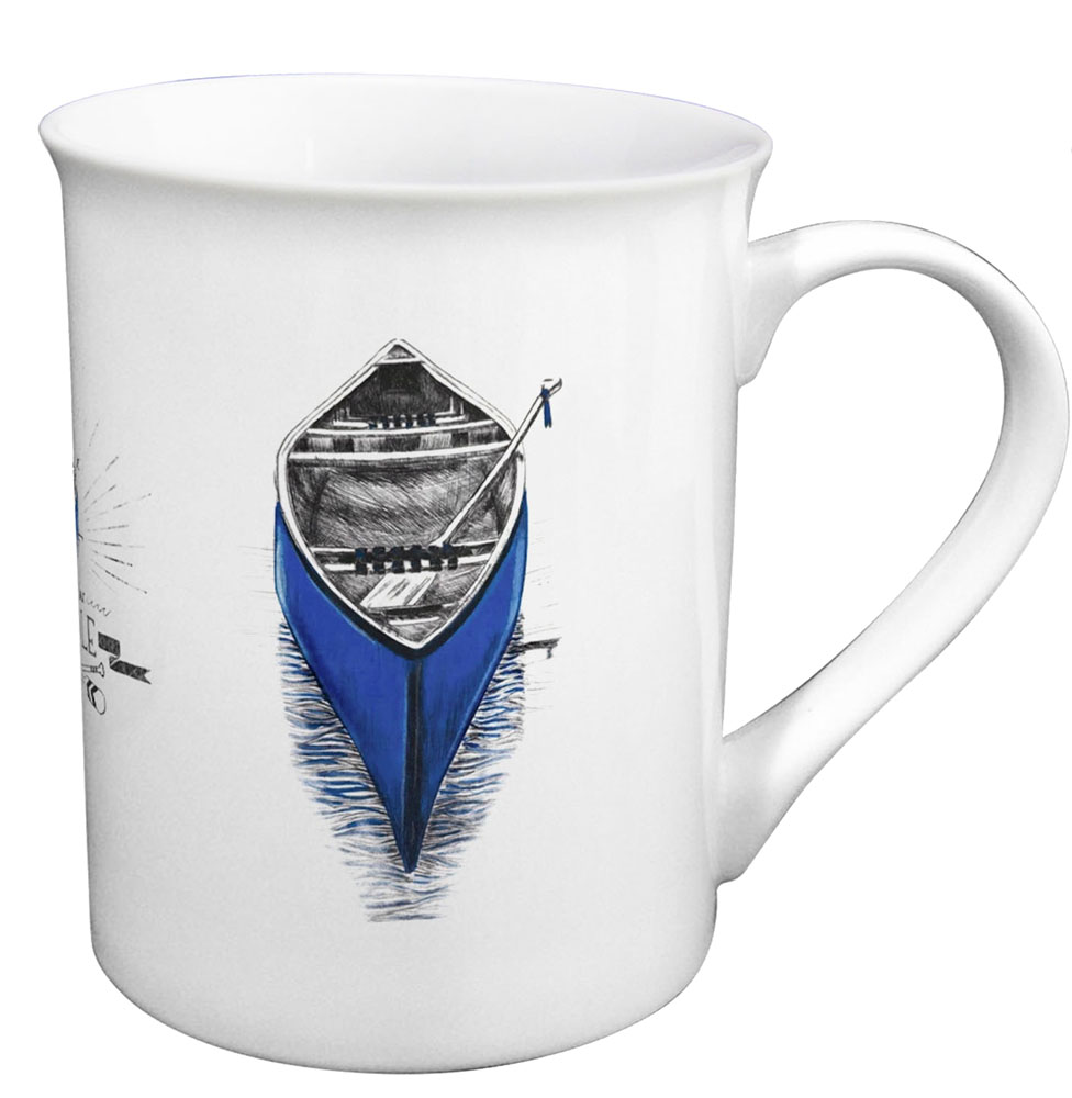 Mugg - Kanot blå