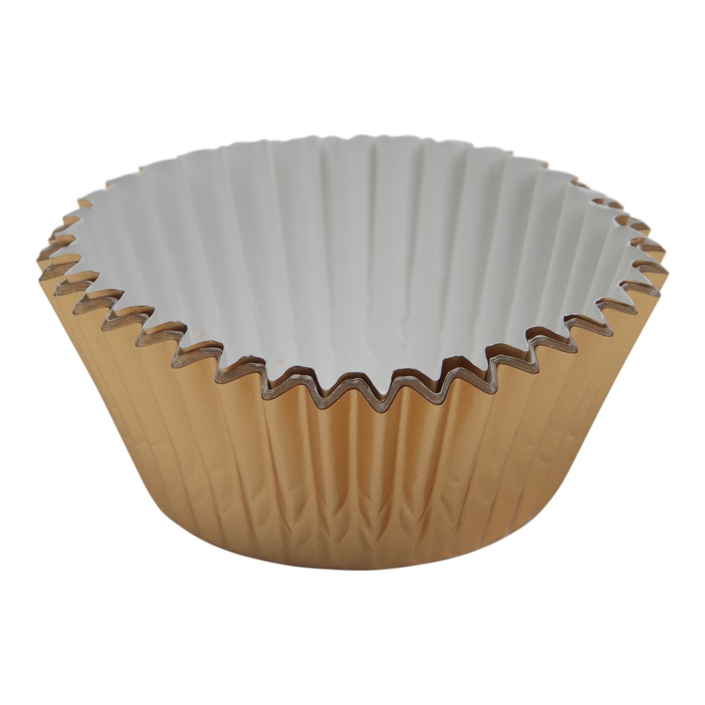 Cake cups Gold 12-pack