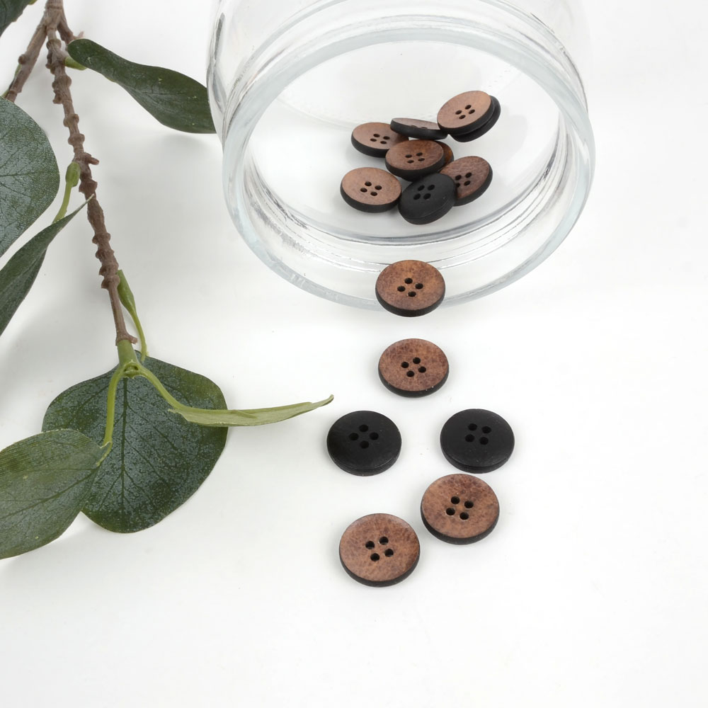 LEATHER BUTTON 23 MM