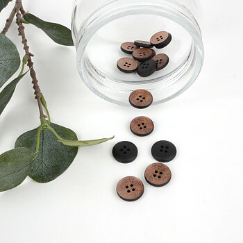 LEATHER BUTTON 23 MM