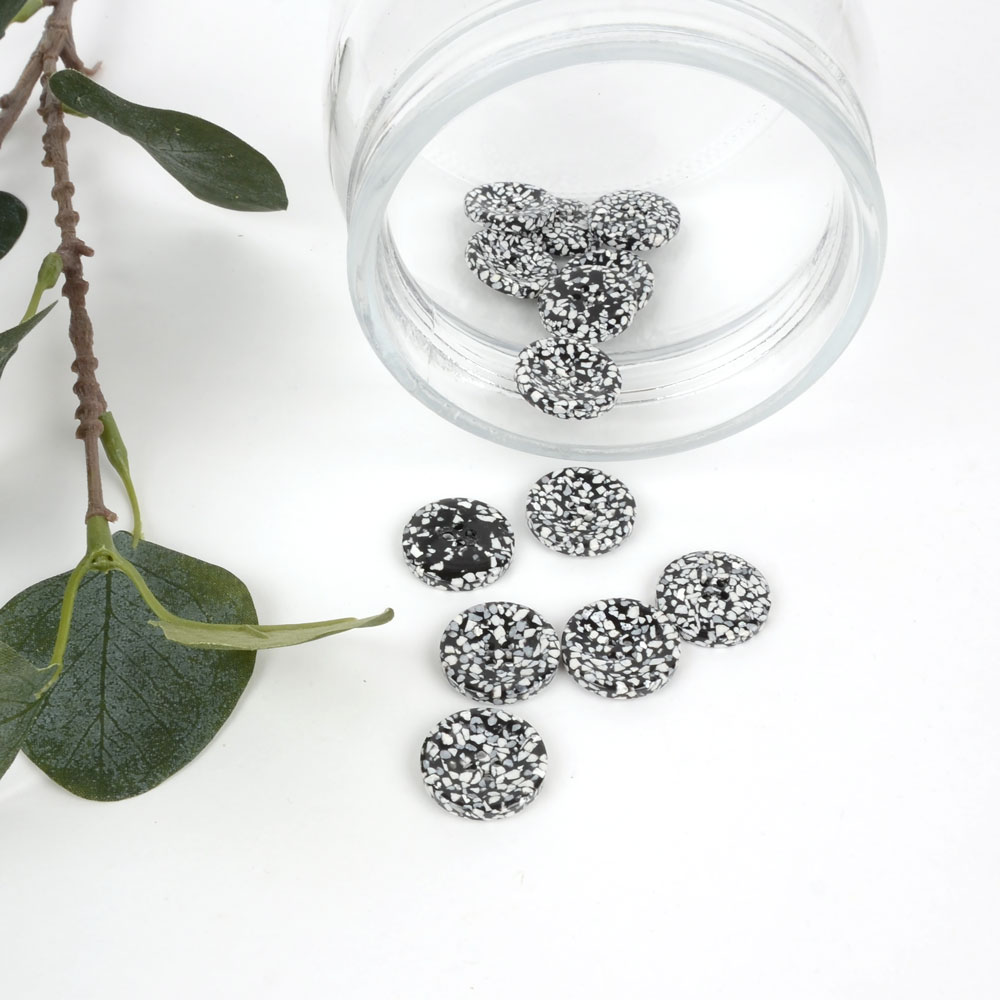 BUTTON 20 MM - BLACK