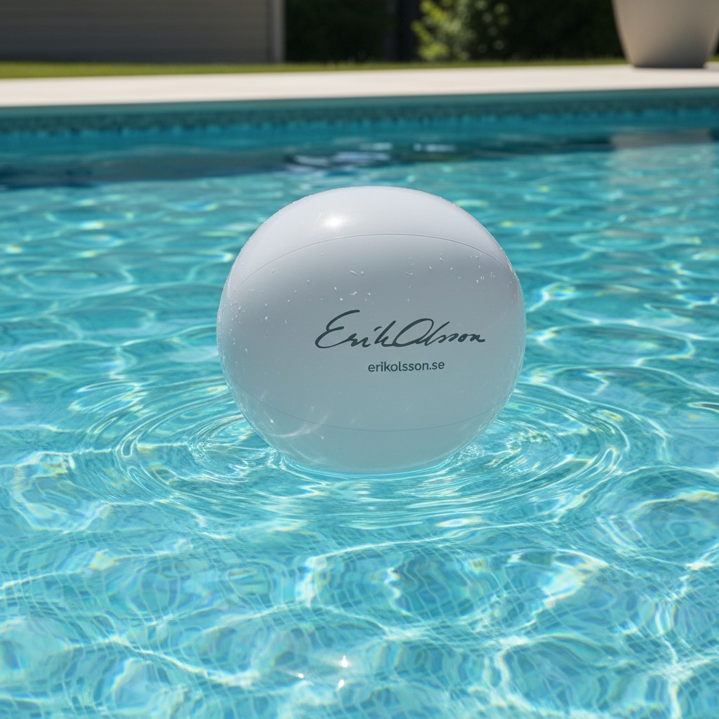 Badboll vit/transparent - 2