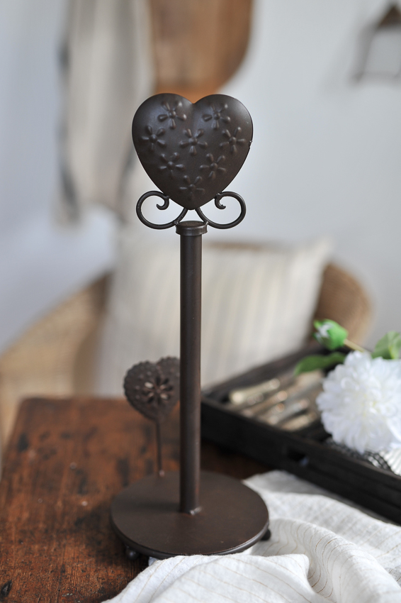 Kitchen roll holder Paper holder - Heart - 42 cm