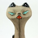 Ester Wallin (1969) Stylistic Sitting Cat 20 cm (2)