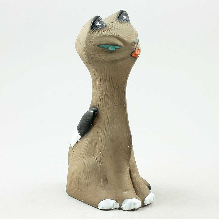 エステル・ヴァーリン  座るネコ  20cm 1969年 (2)