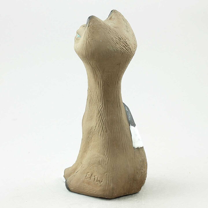 エステル・ヴァーリン  座るネコ  20cm 1969年 (2)