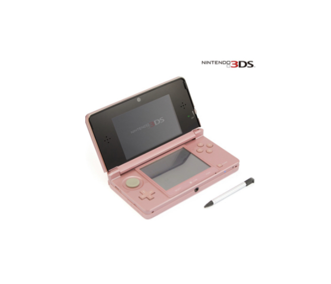 3DS Konsol  Coral Pink - Normalt skick