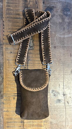 Belle mobil bag brown