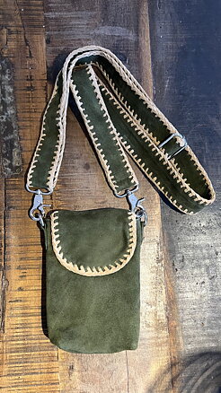 Belle mobil bag army green