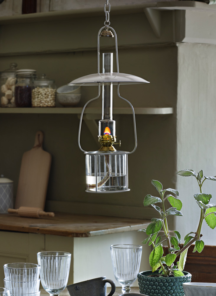 Ställning till fotogenlampa - Vit  - 3