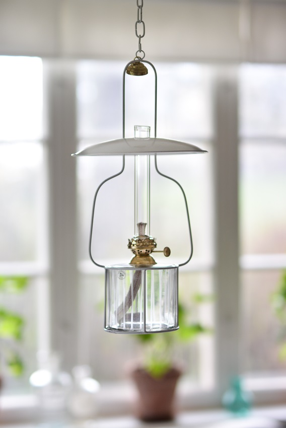 Ställning till fotogenlampa - Vit  - 4