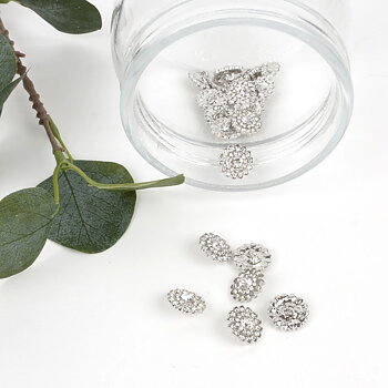 BUTTON WITH STRASS - 15MM