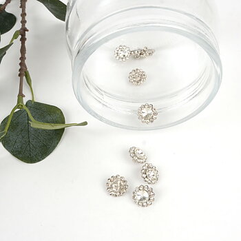 BUTTON WITH STRASS - 13MM