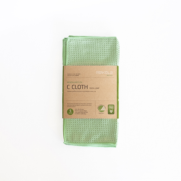 Rekola Svanenmärkt Microfiberduk C CLOTH, Grön (5p) - 2