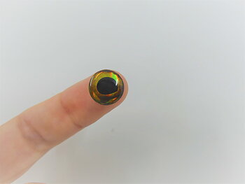 3D Eyes Gold 50 pc - 4, 5, 6, 8, 10 or 12 mm
