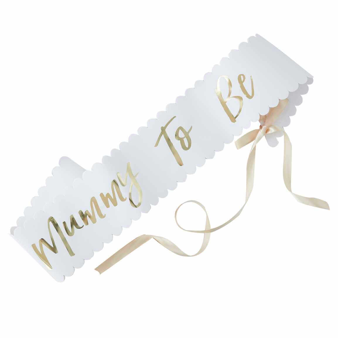 Sash "Mummy to be" | Guldtext