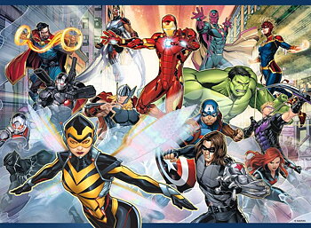 Superheros in action - Avengers 100 Bitar XXL Ravensburger