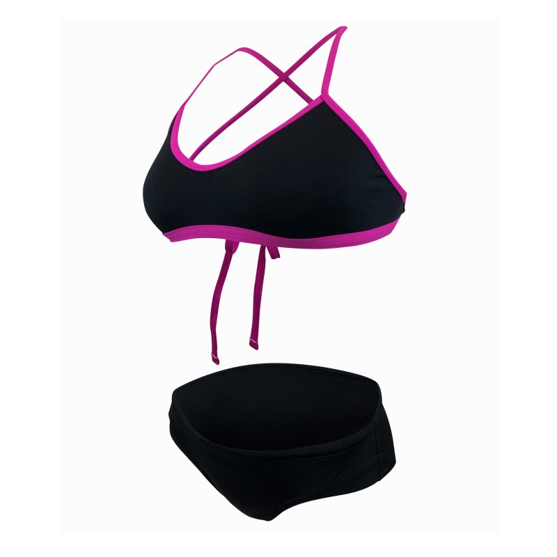 Neues Design! Stilvoller und klassischer Badebikini mit Rückenschnürung.
