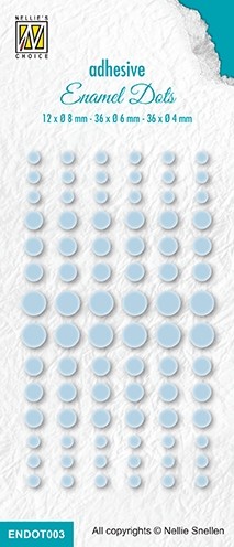 Enamel dots Baby Blue