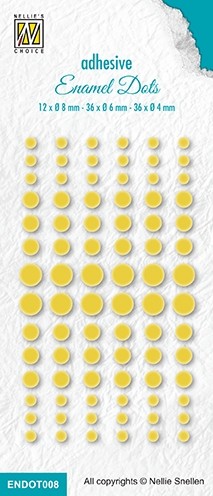 Enamel dots Yellow