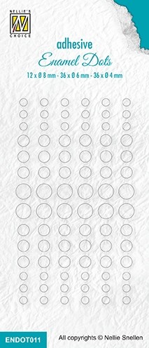 Enamel dots Transparent
