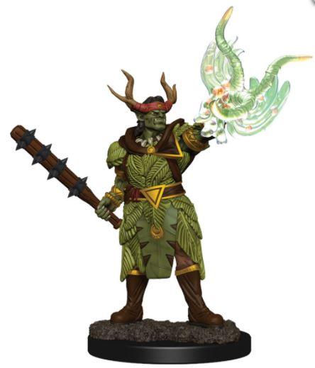Pathfinder Battles: Premium Painted Figure - Half-Orc Druid Male