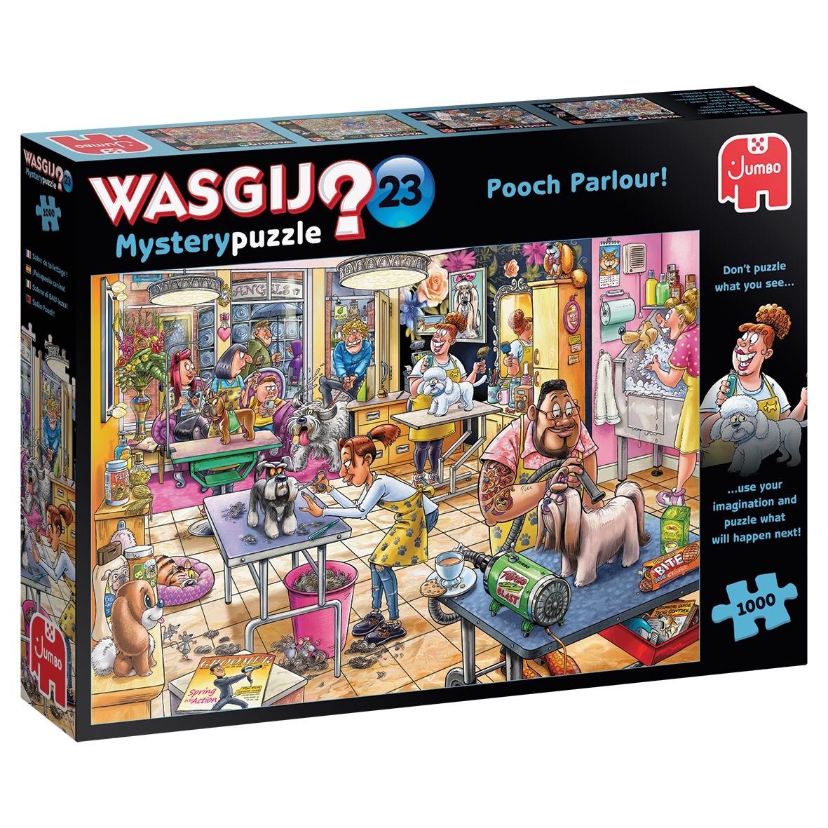 Wasgij Mystery # 23  Pooch Parlour 1000 Bitar Jumbo - 2