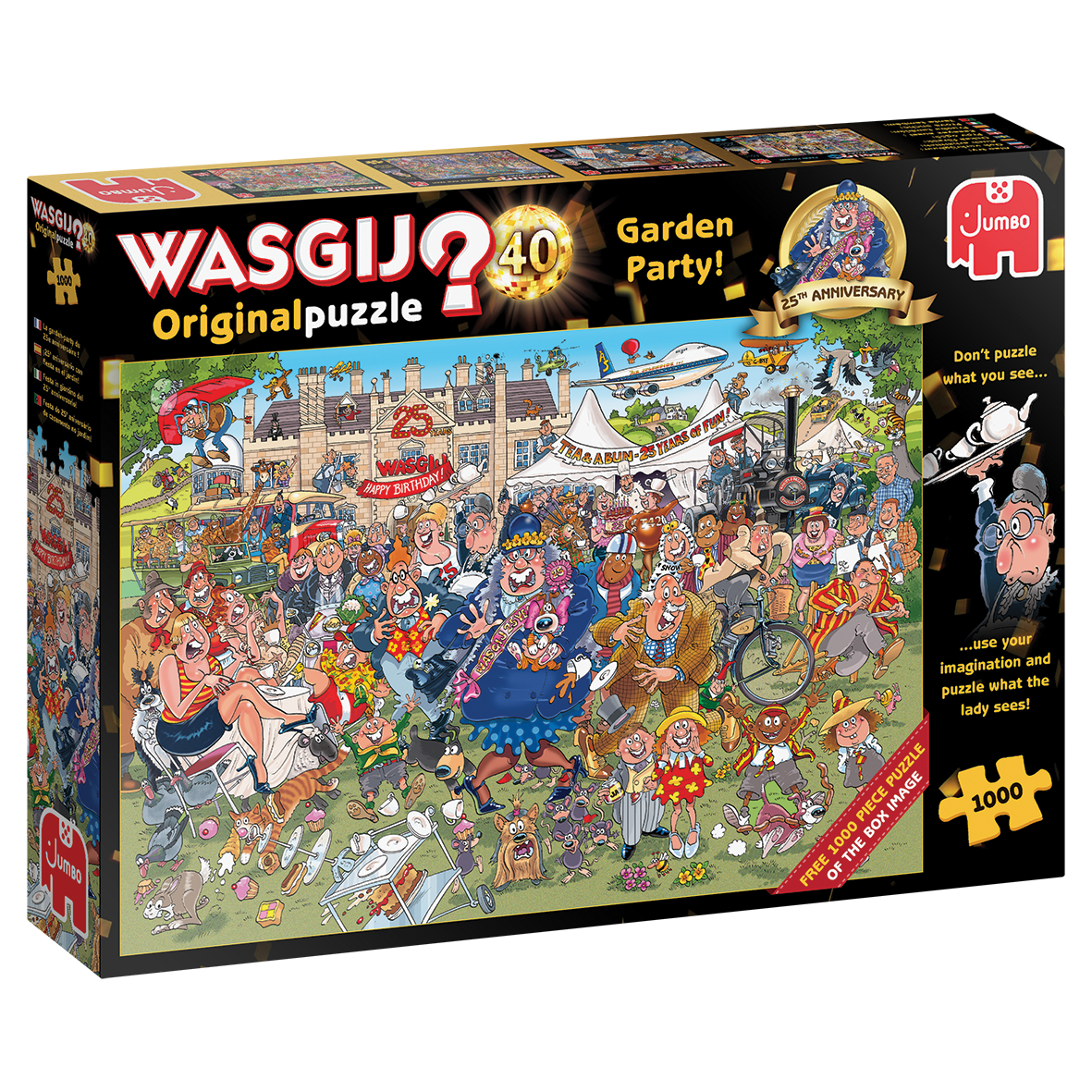 Wasgij Original #  40 Garden Party! 1000 Bitar Jumbo - 2