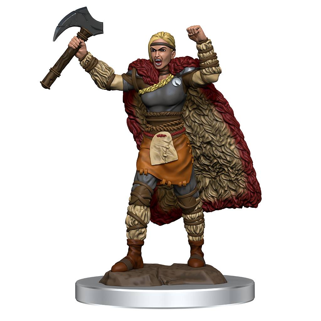 Dungeons and Dragons: Icons of the Realms - Female Human Barbarian Premium Figure