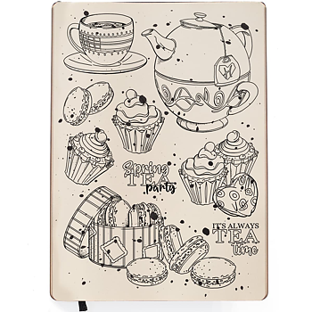 Ciao Bella - Spring Tea Party - Clearstamps set 6x8"