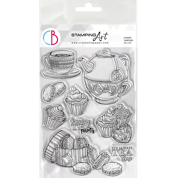 Ciao Bella - Spring Tea Party - Clearstamps set 6x8"