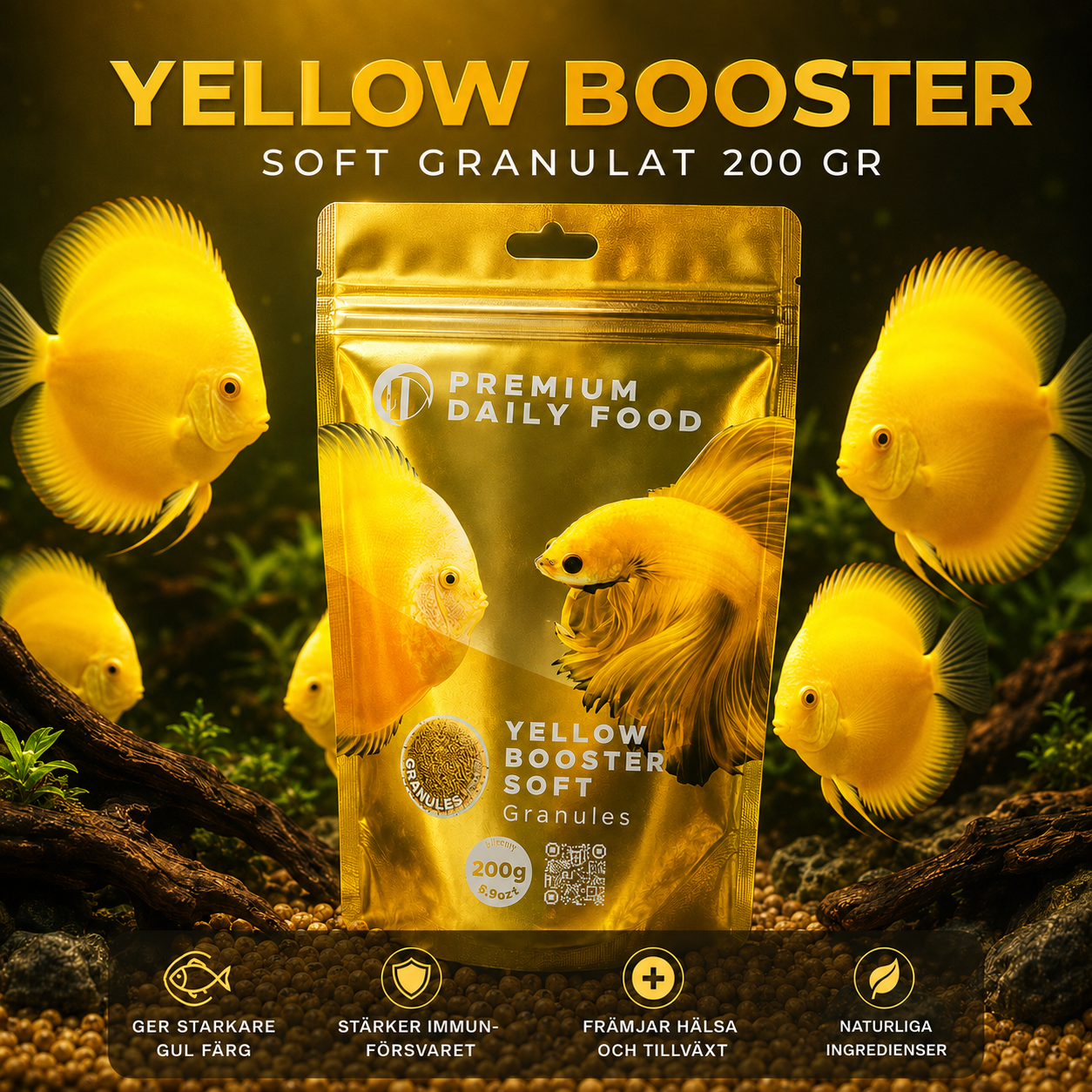 Yellow Booster Super Soft Granulat 400ml /200gr   - 2